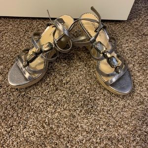 Kelly and Katie Gray Wedges